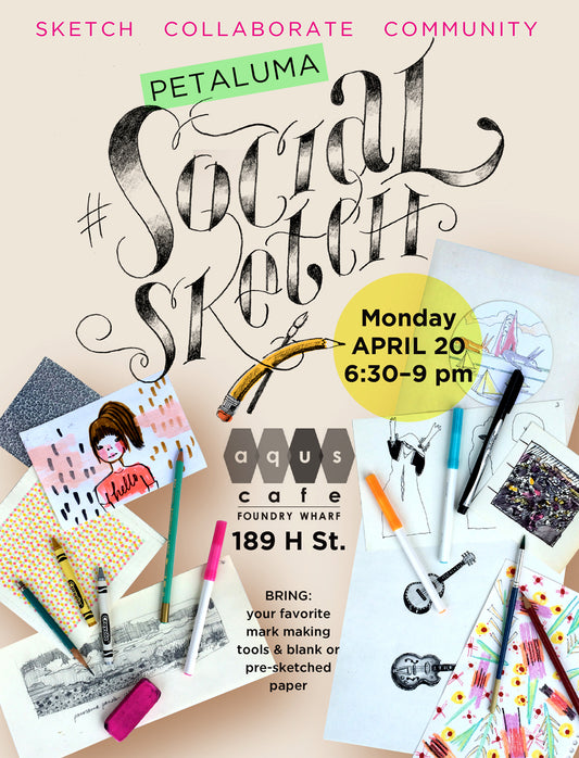 #SocialSketch #Petaluma !