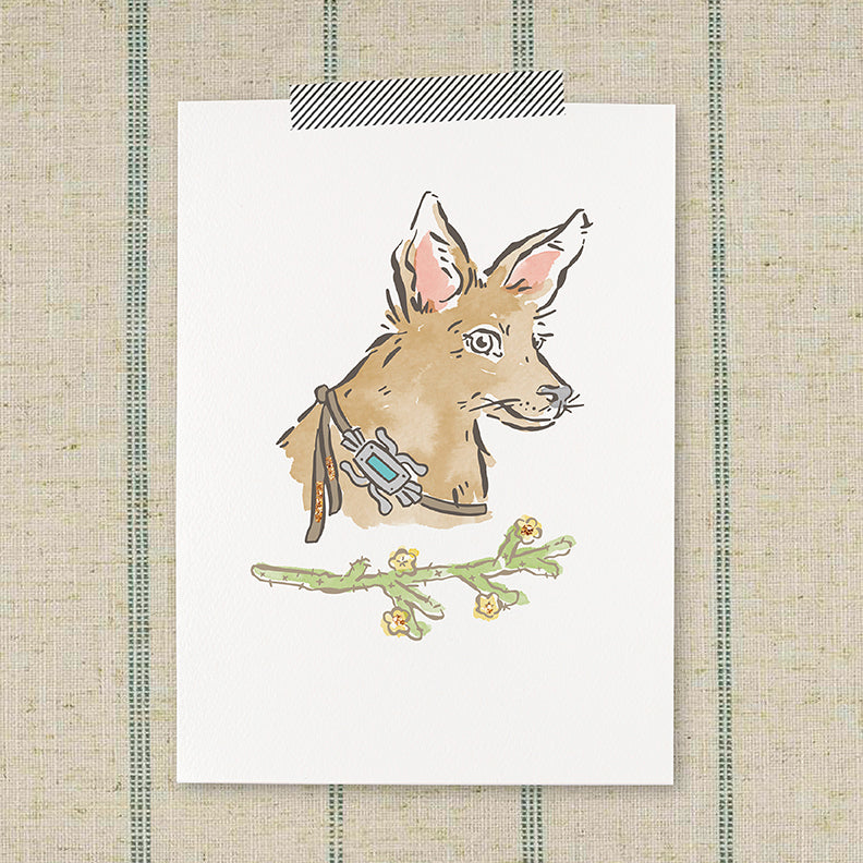 Coyote Note Cards - Set of 12