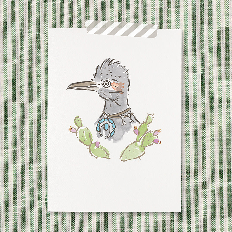 Roadrunner Note Cards - Set of 12