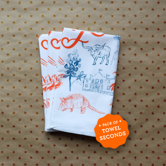 Texas Towel *SECONDS* 3-pack