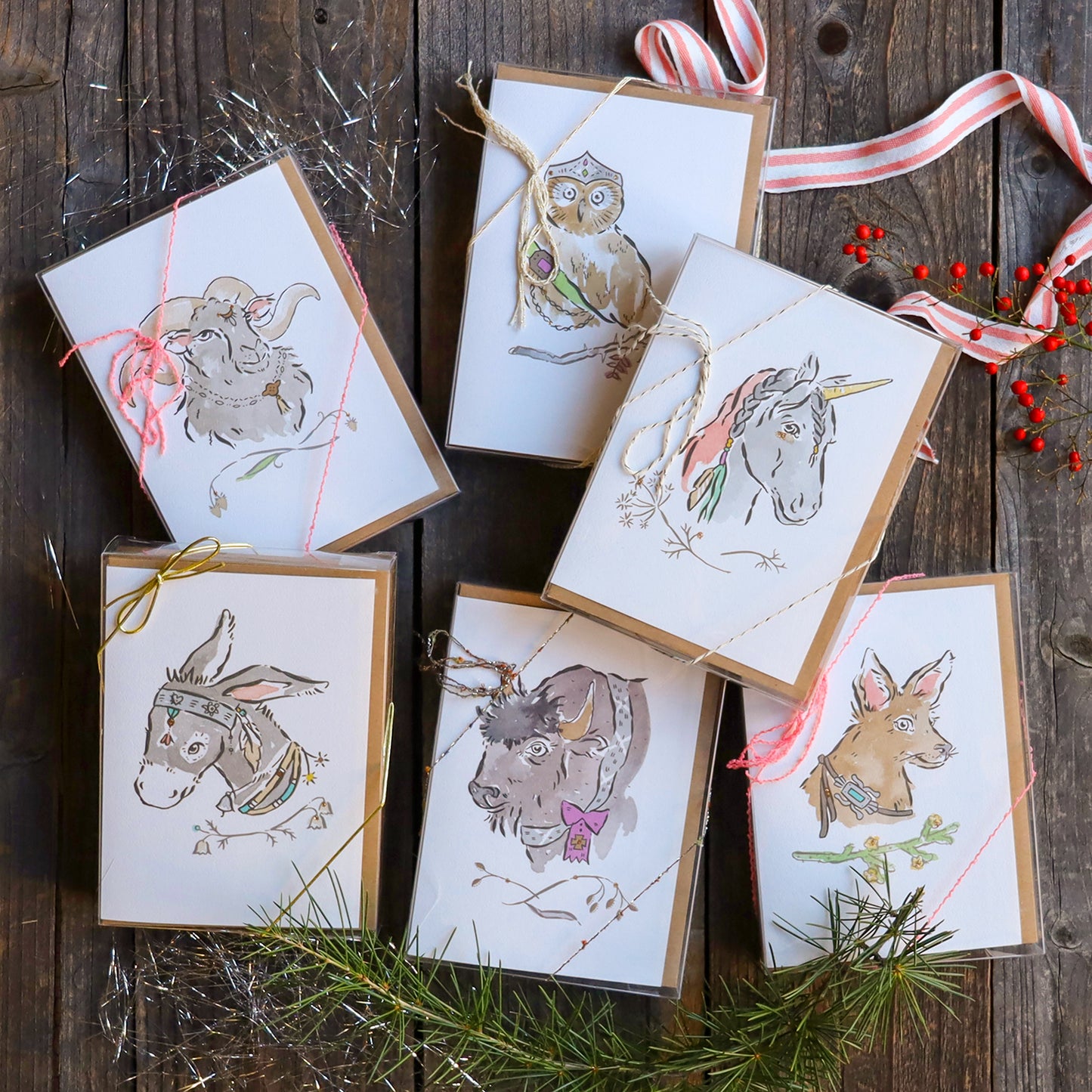Unicorn Note Cards - Set of 12