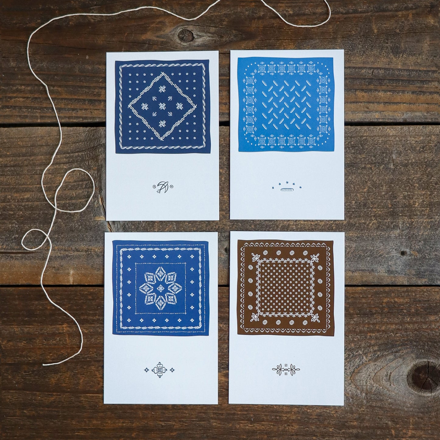 Bandanna Postcards – Set of 20