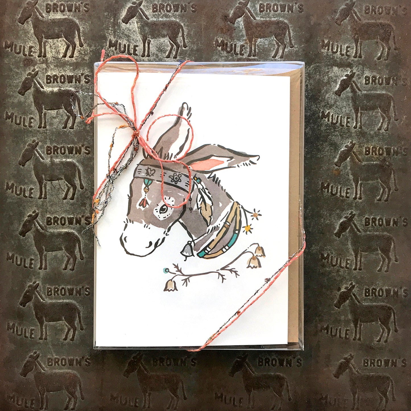 Donkey Note Cards - Set of 12