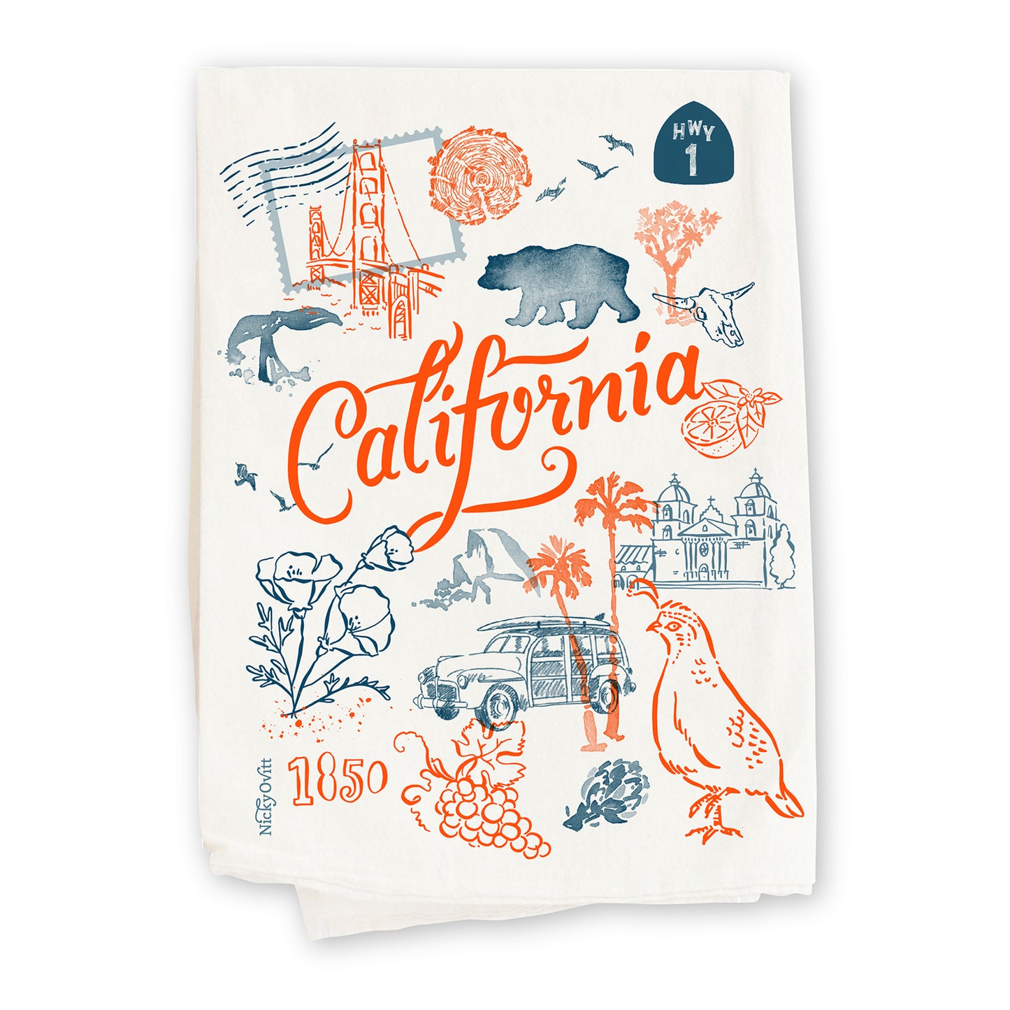 California Kitchen Towel