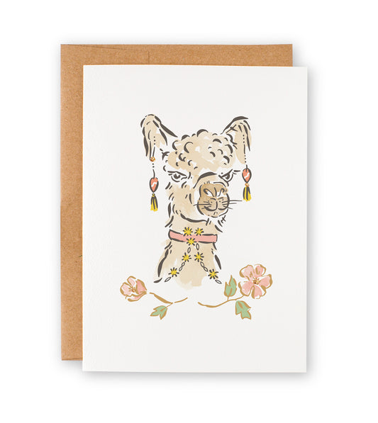Llama Note Cards - Set of 12