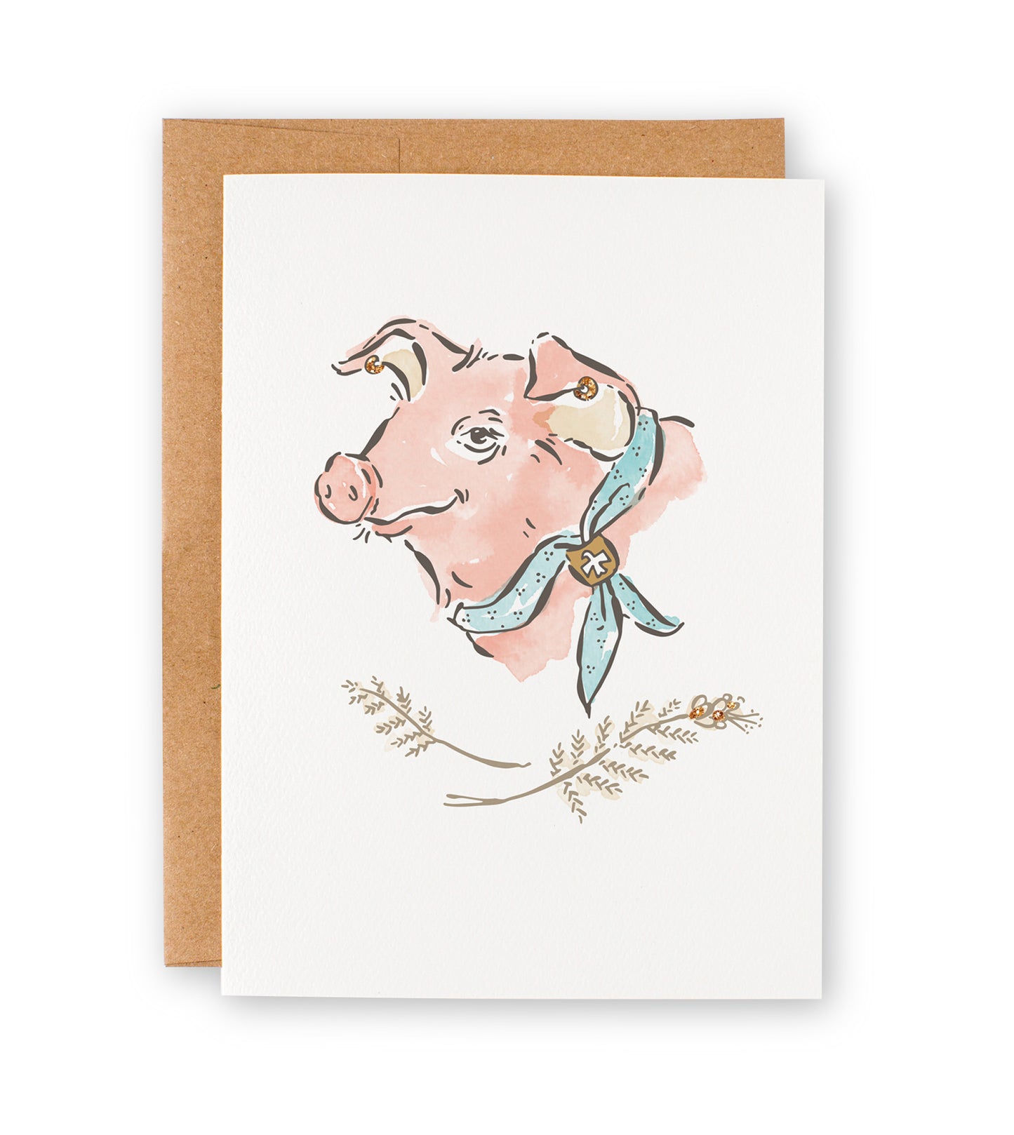 Pig Note Cards - Set of 12