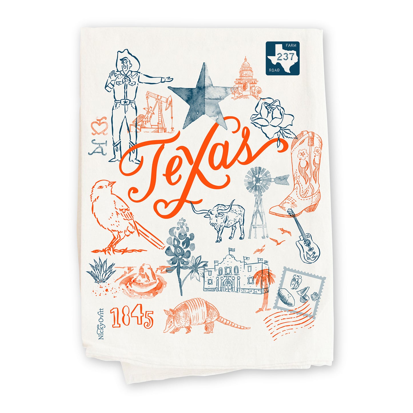 Texas Towel *SECONDS* 3-pack
