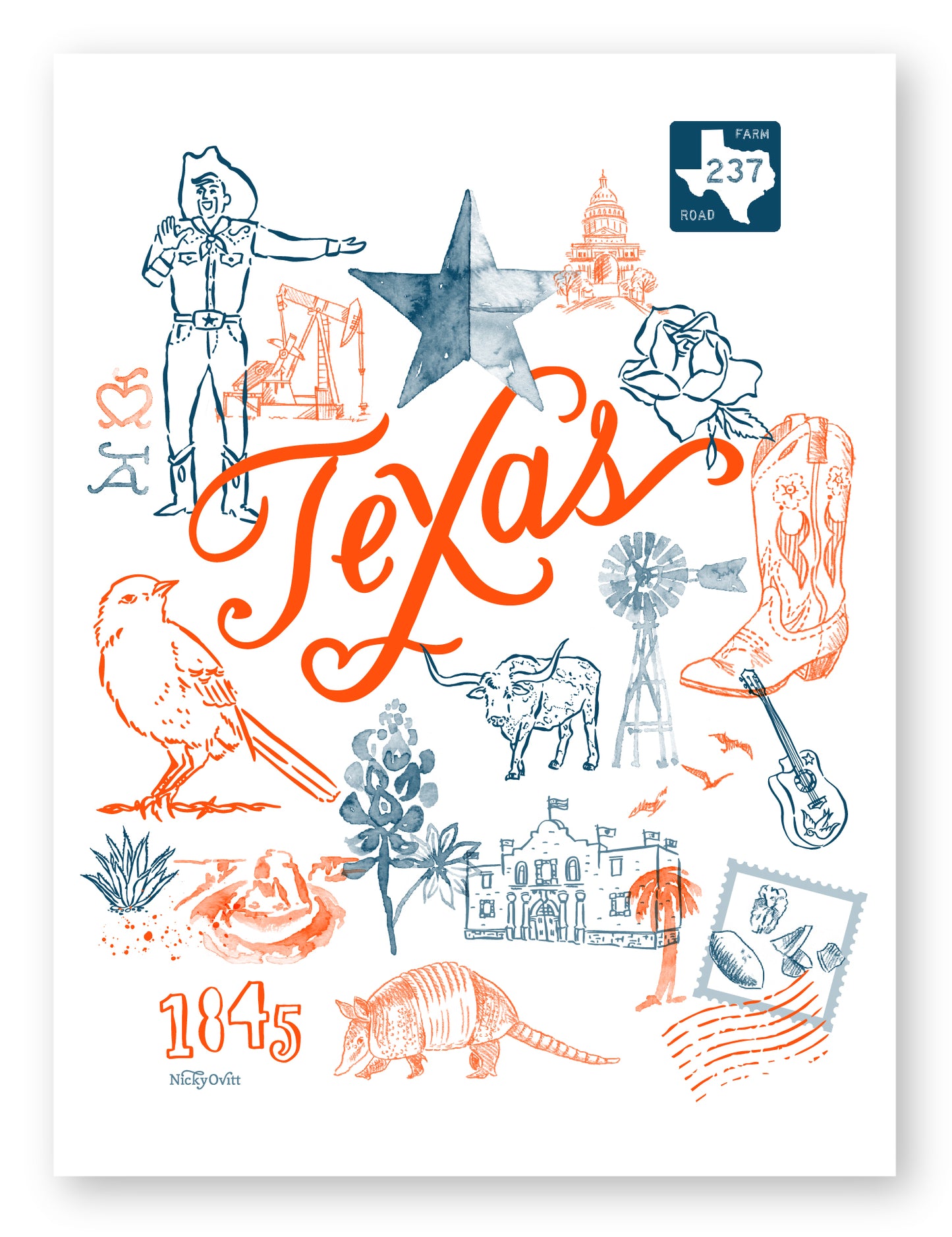 Texas Print
