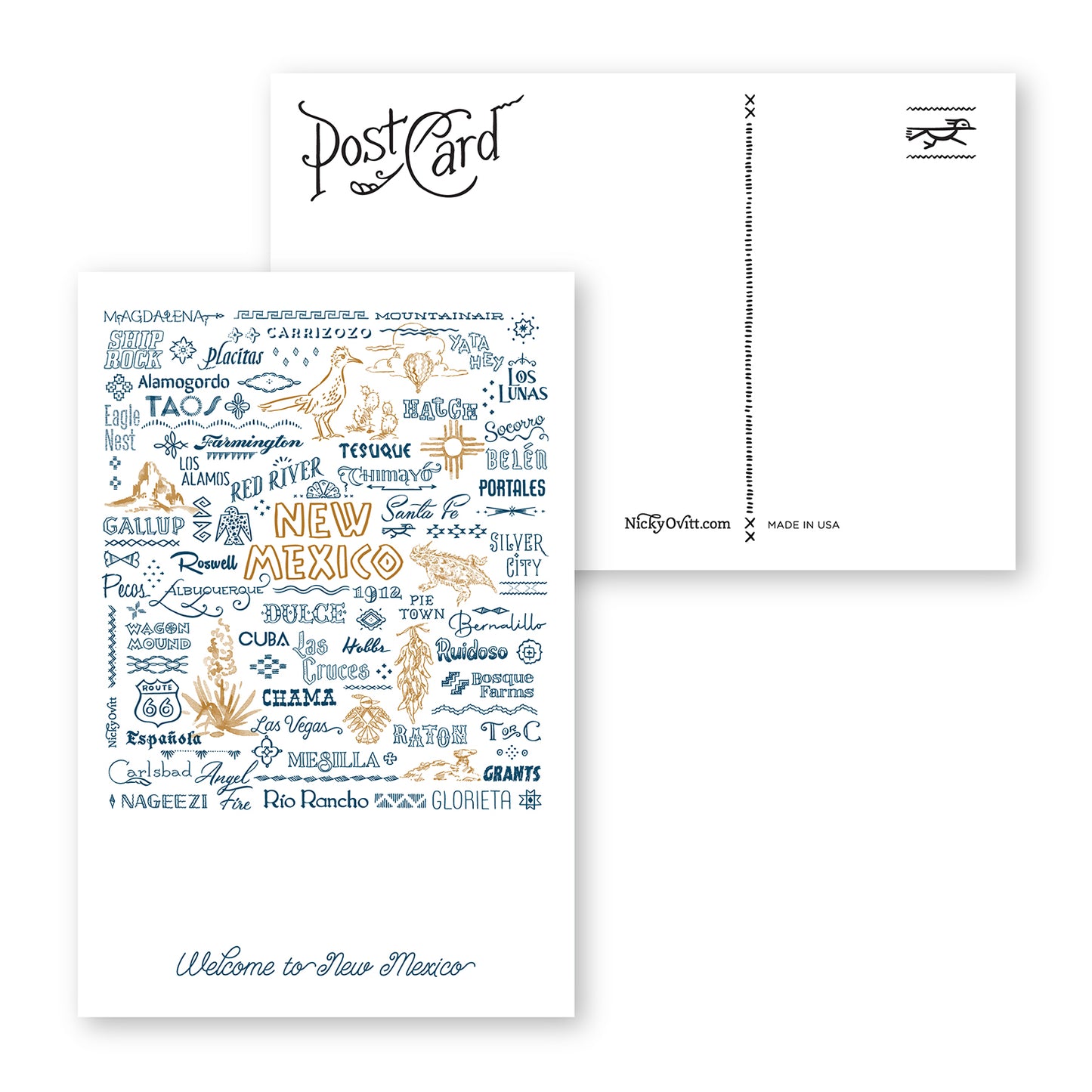 New Mexico Welcome Postcards – Set of 3