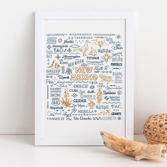 New Mexico Welcome Print