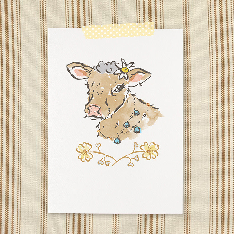Cow Note Cards - Set of 12