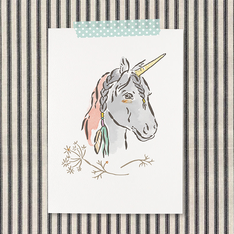 Unicorn Note Cards - Set of 12