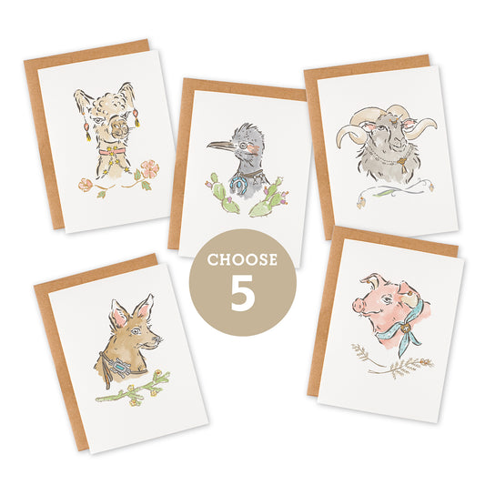 Your Choice Note Cards — Set of 5