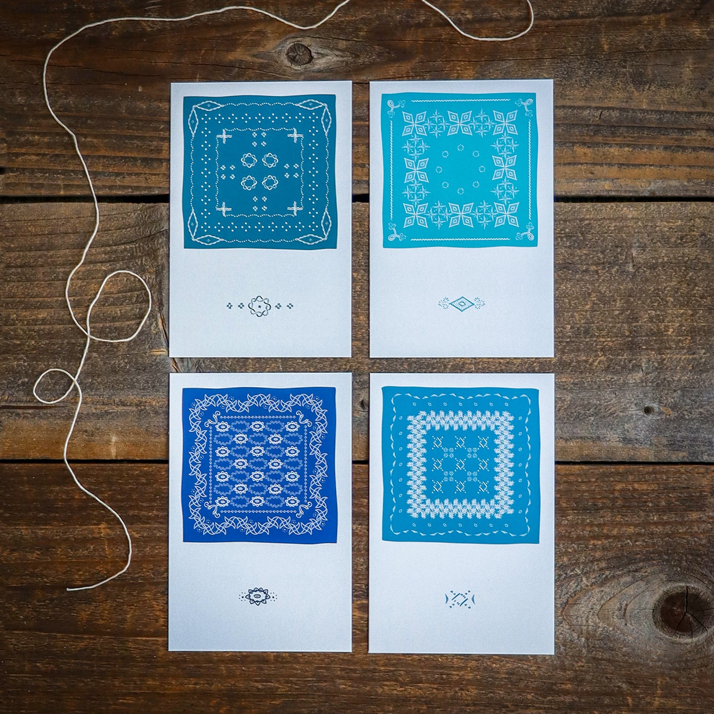 Bandanna Postcards – Set of 20