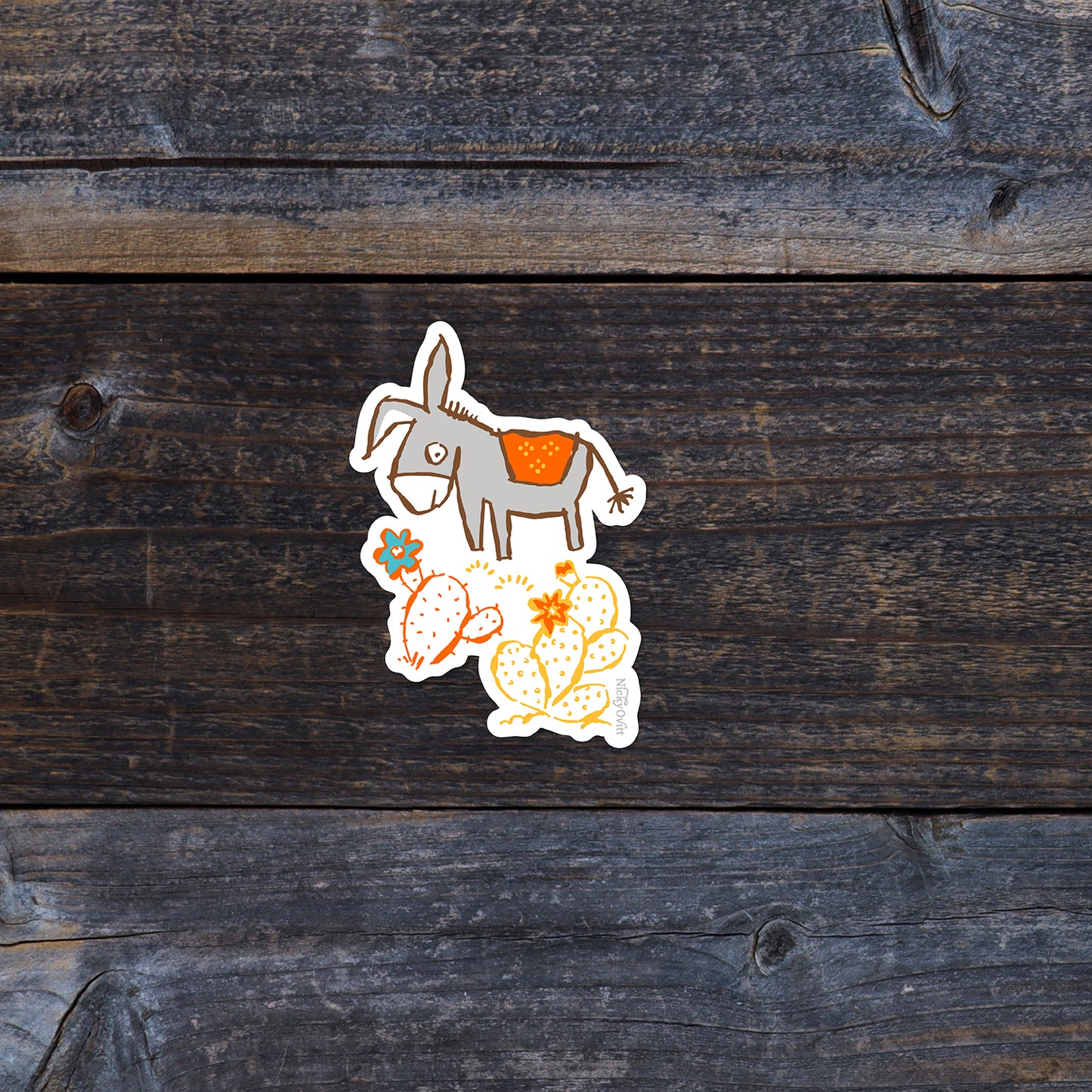 Donkey Sticker – Jorge