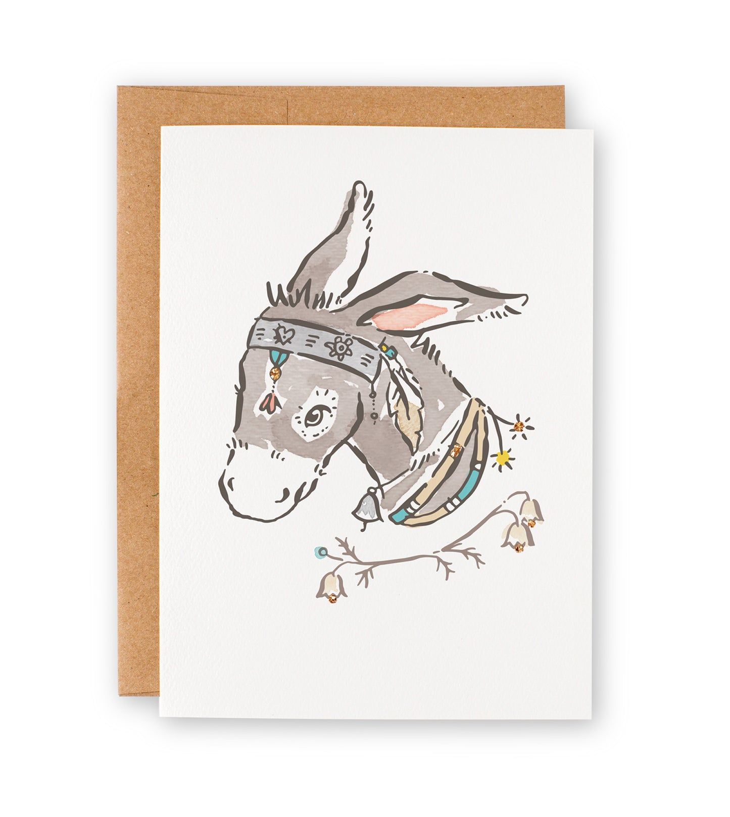 Donkey Note Cards - Set of 12